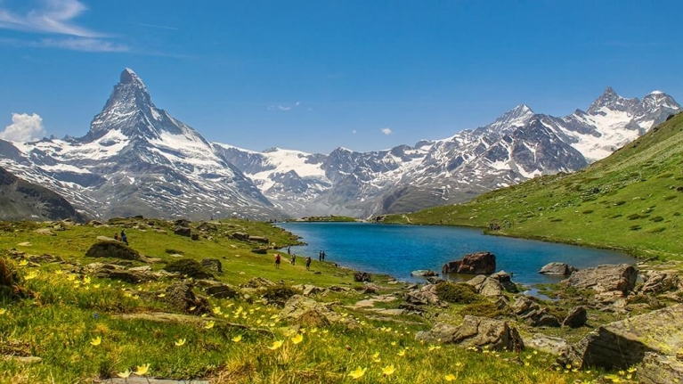 Landscape of Zermatt, Switzerland