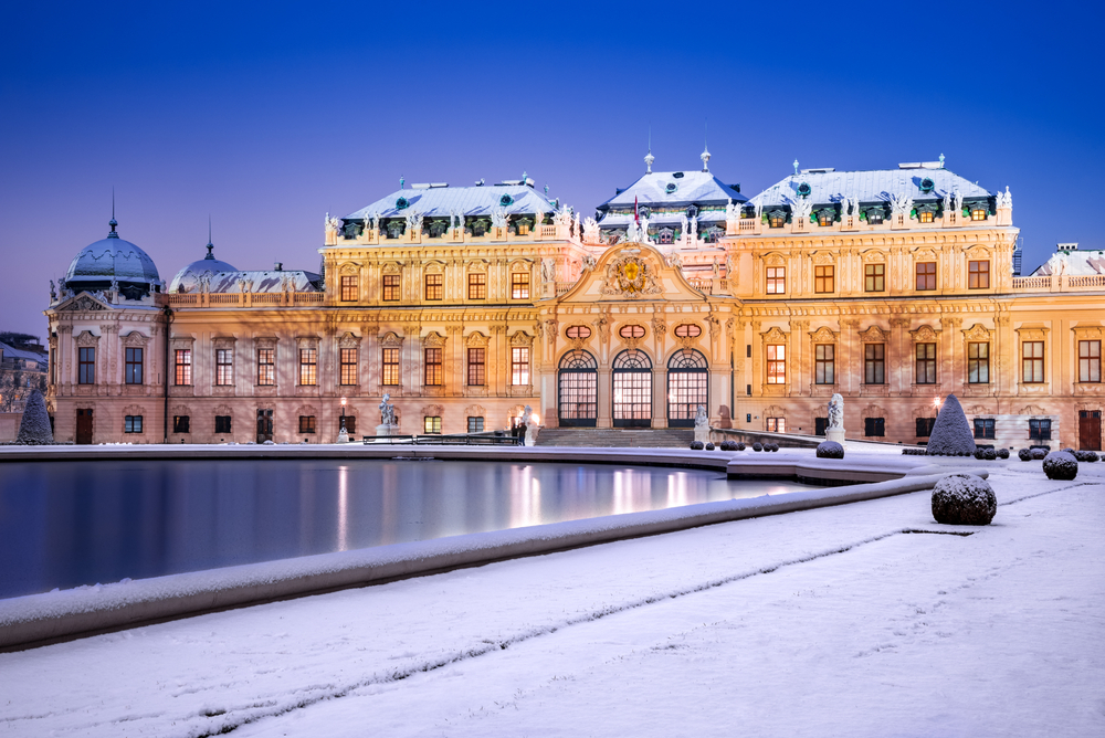 Upper Belvedere Palace in Vienna
