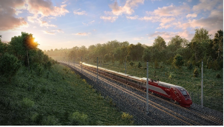 Le Thalys en gare de Paris-Nord