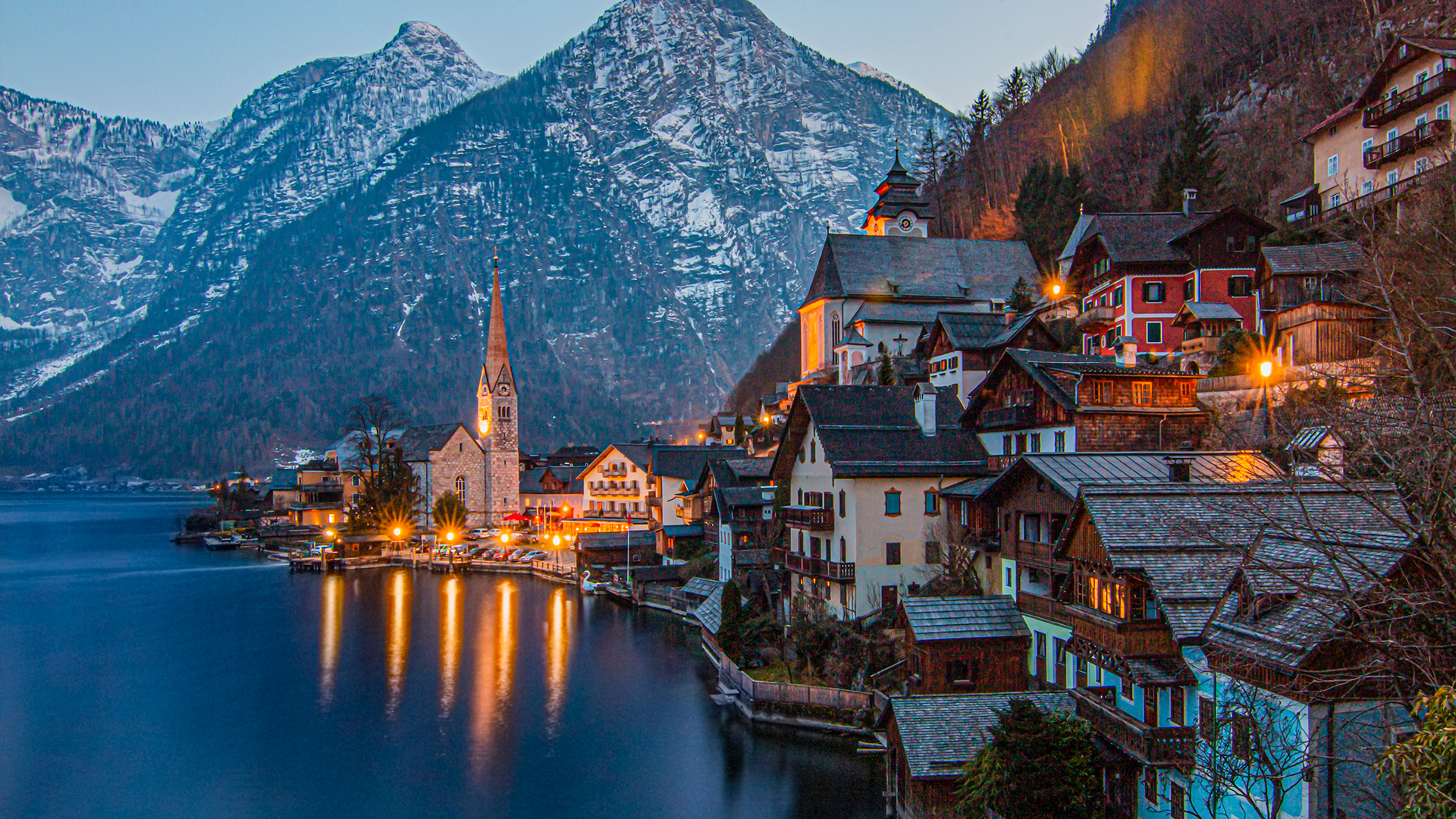 austria-hallstatt-lake-panorama-church-during-twilight
