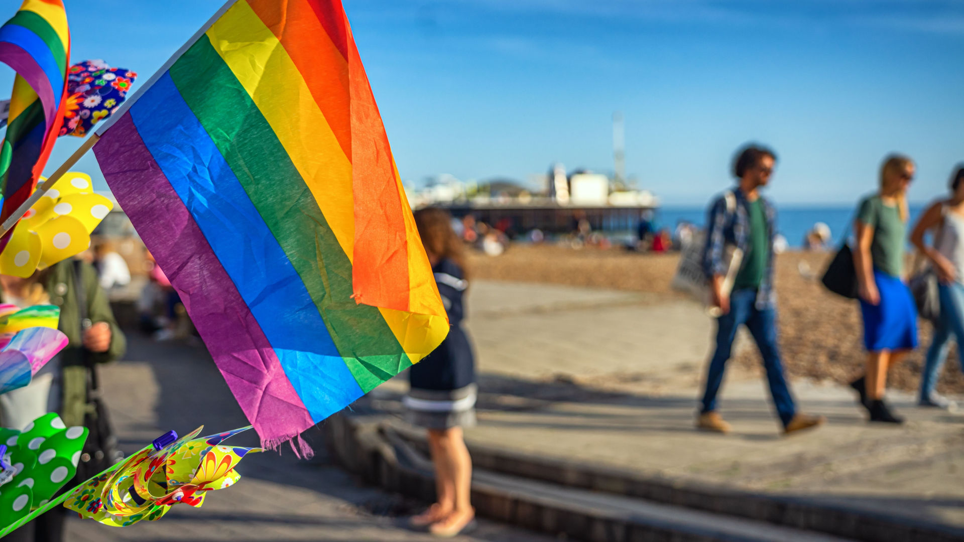 england-britain-brighton-pride-beach-flag