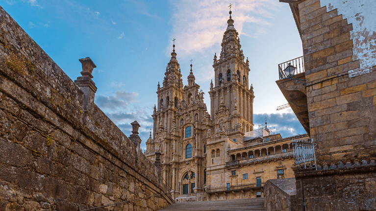 spain-santiago-de-compostela-cathedral-sunrise