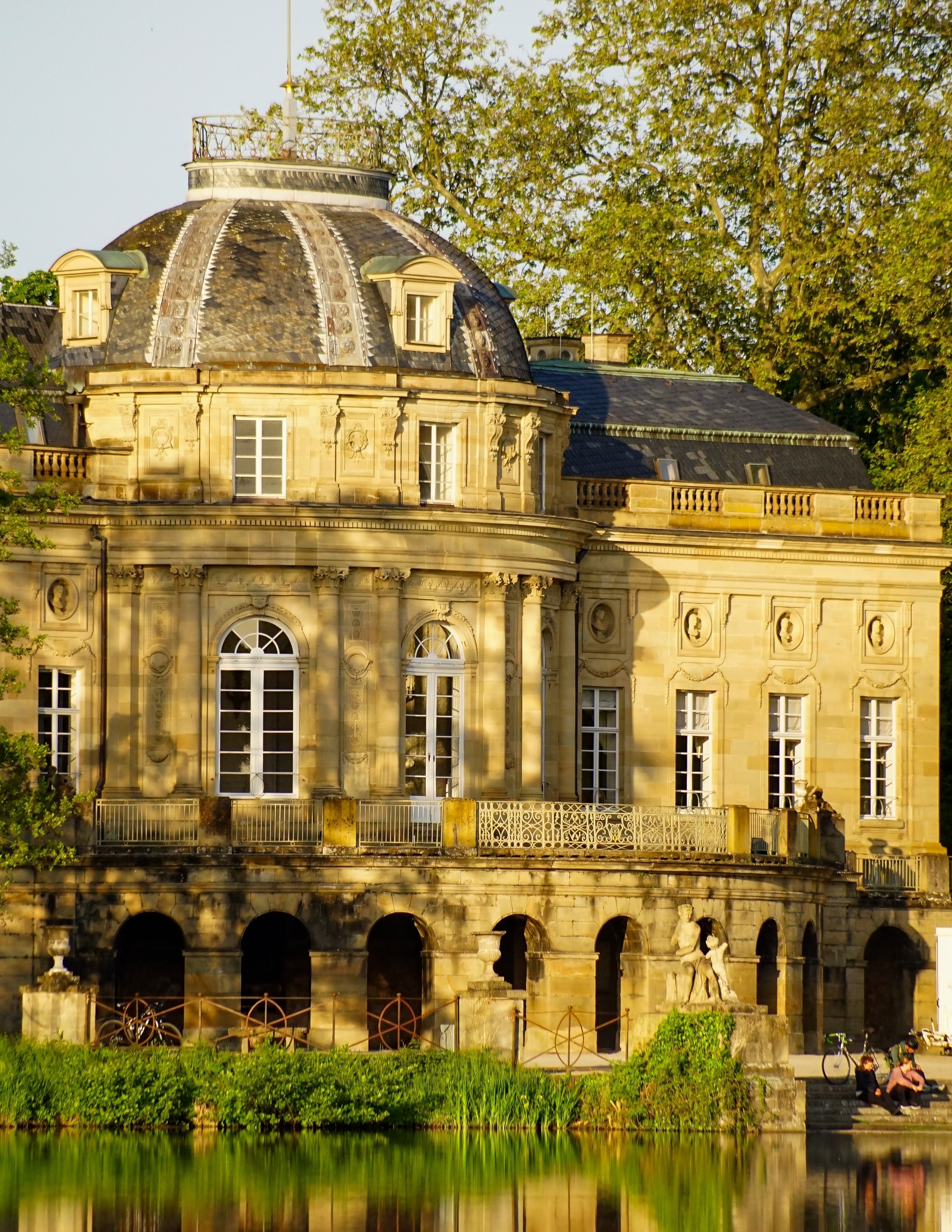Vista del Palacio de Monrepos en Ludwigsburg