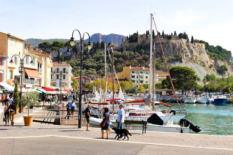 Harbour-side cafe's, Cassis