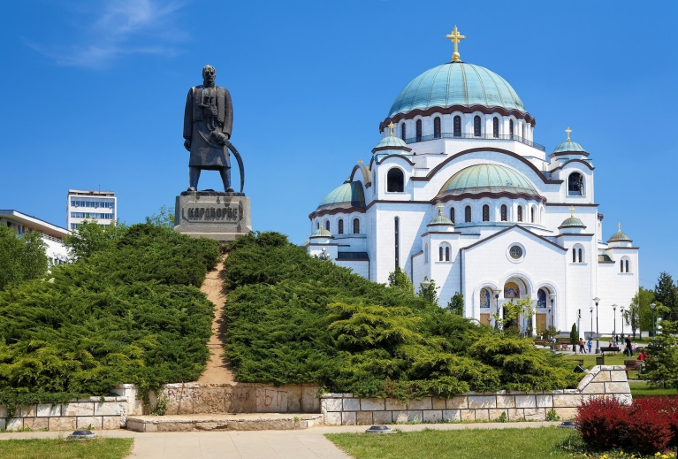 La cathédrale Saint-Sava à Belgrade