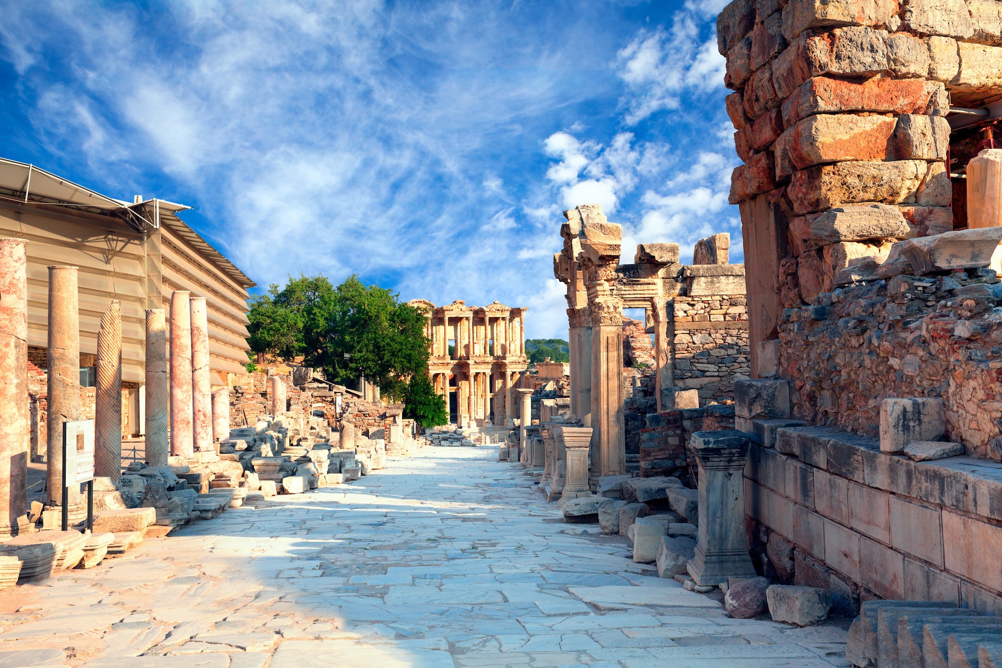 Ancient ruins in Ephesus