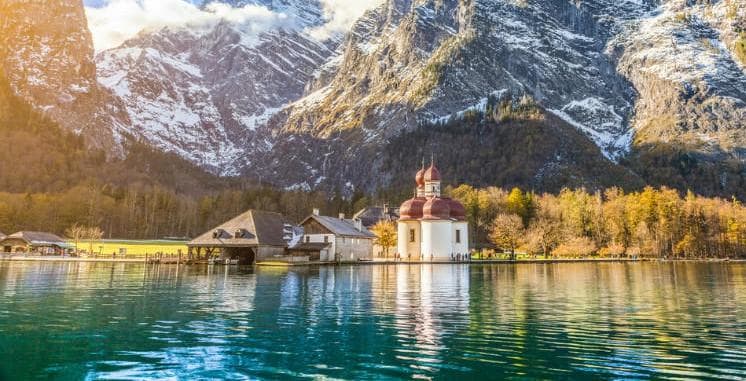 Panoramic view of Berchtesgaden