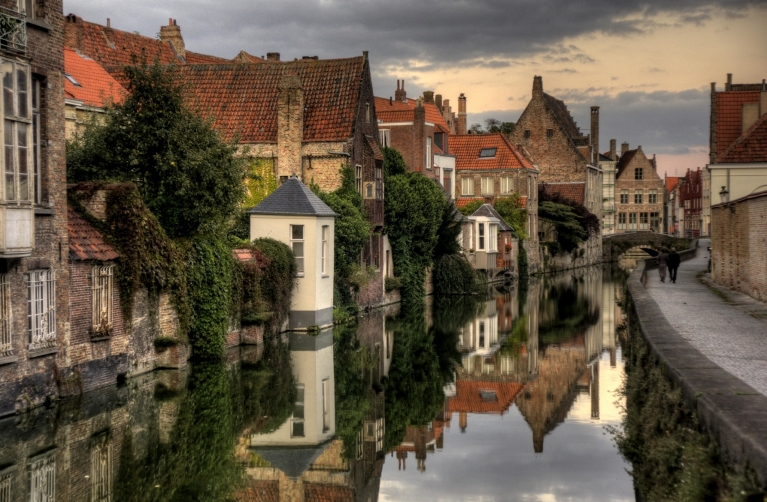 Kanal in Brügge