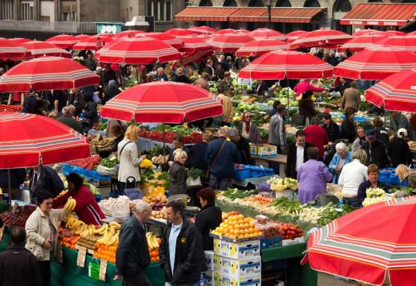 Dolac-Markt, Zagreb