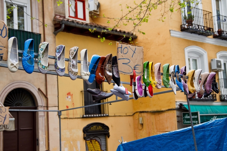     Flohmarkt El Rastro, Madrid  