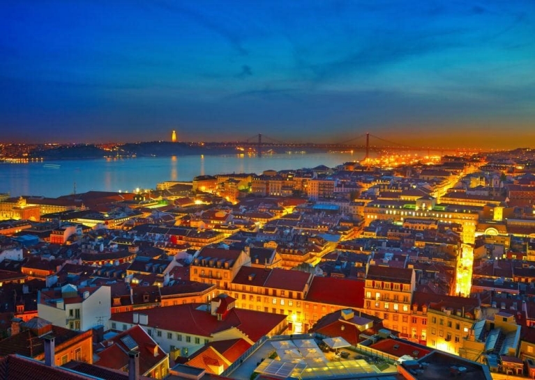 Lisbon at night
