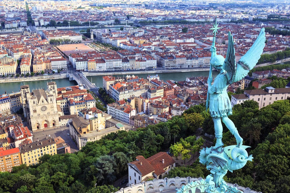 Vista panorámica de Lyon