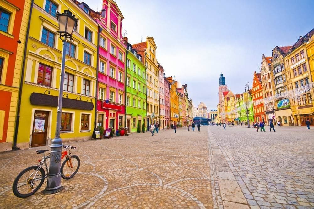 Stadscentrum van Wroclaw