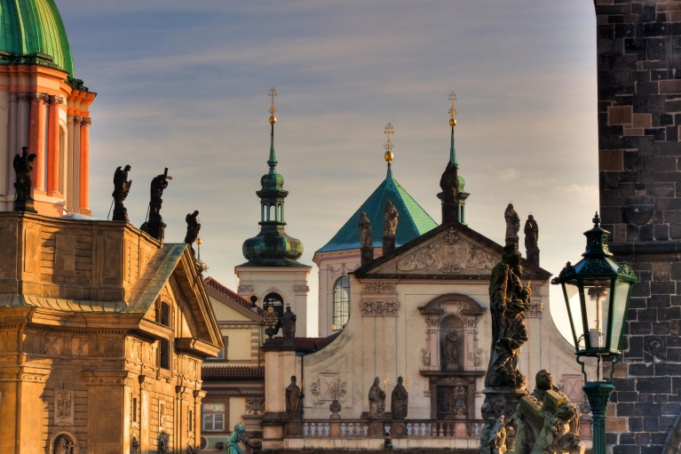     Türme der Karlsbrücke, Prag  
