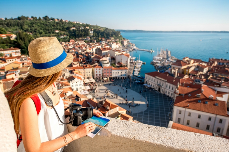 Ortsmitte von Piran