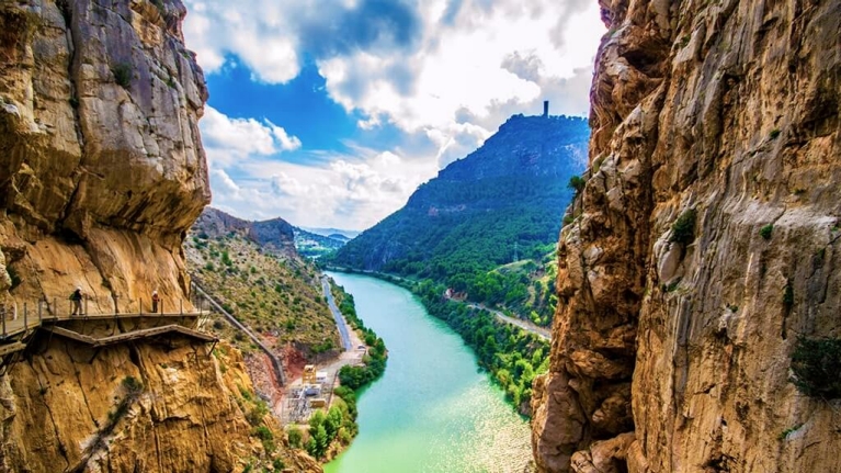 Der Wanderweg Caminito del Rey bei Ardales