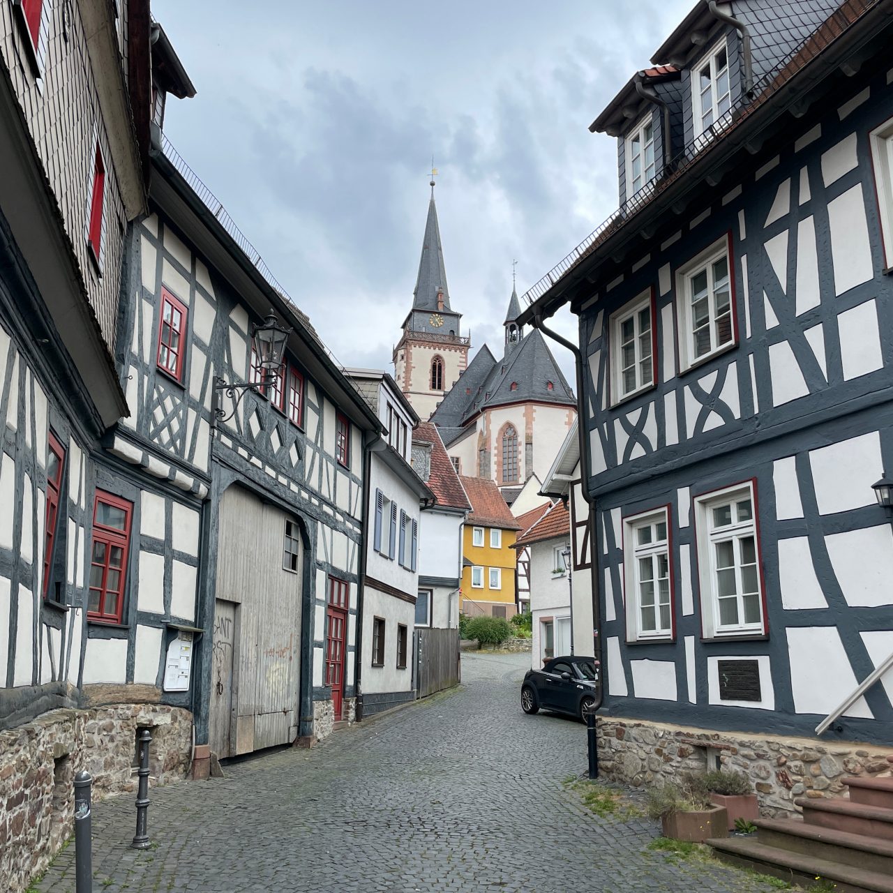 Half-timbered houses in Oberursel's Old Town
