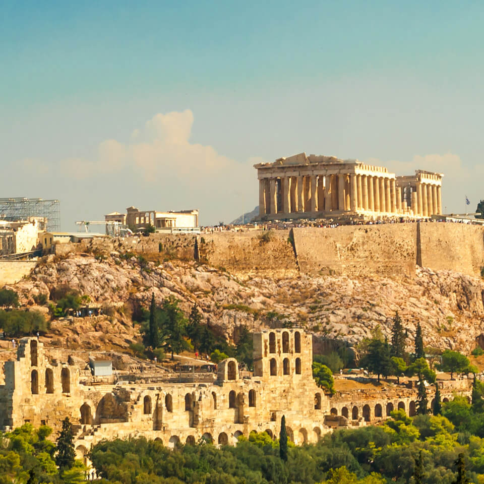 De Parthenon-tempel op de Akropolis, Athene | Verken Griekenland per trein